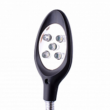 Третья рука для пайки с подсветкой , универсальный держатель на подставке с лупой 2 руки Орбита OT-INL46