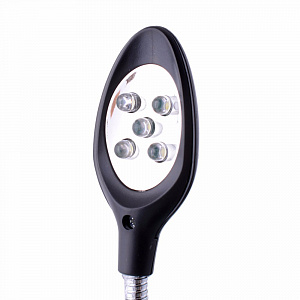 Третья рука для пайки с подсветкой , универсальный держатель на подставке с лупой 2 руки Орбита OT-INL46